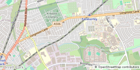 Map of Liverpool, Merseyside