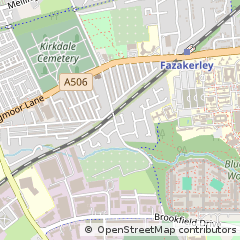 Map of Liverpool, Merseyside
