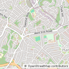 Map of Southampton, Hampshire