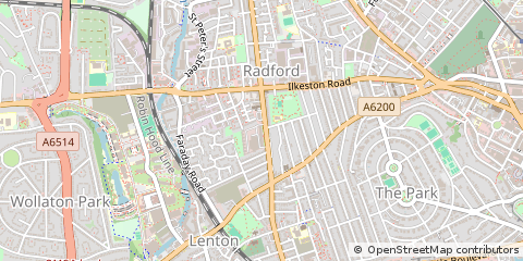 Map of Nottingham