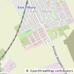 Map of East Tilbury, Tilbury