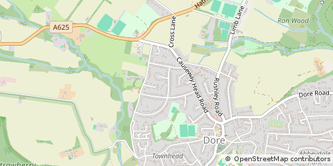 Map of Sheffield