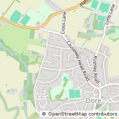 Map of Sheffield