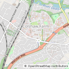 Map of Wilmslow, Cheshire