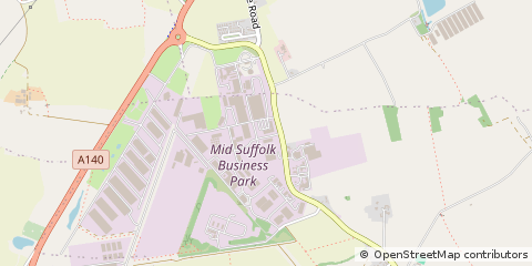 Map of Harleston, Norfolk