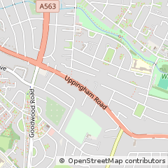 Map of Leicester