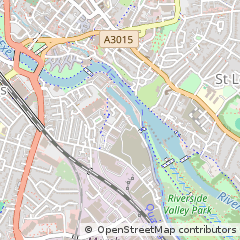 Map of Exeter, Devon