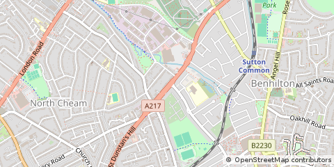 Map of Sutton