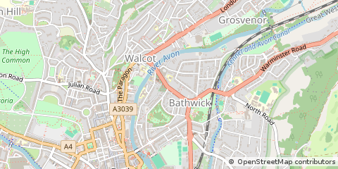 Map of Bath, Bnes