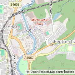 Map of Swansea