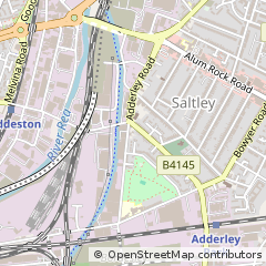 Map of Birmingham, West Midlands