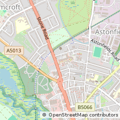 Map of Stafford, Staffordshire