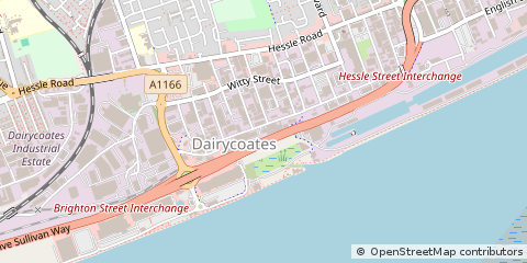 Map of Hull, East Yorkshire