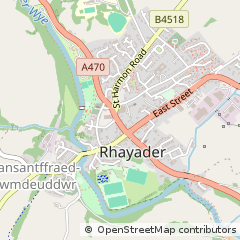 Map of Rhayader