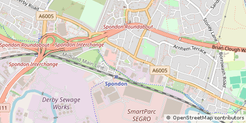 Map of Derby