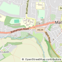 Map of Rotherham