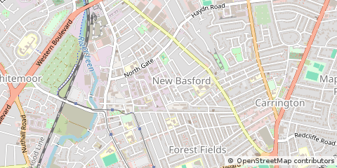 Map of Nottingham
