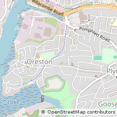 Map of Plymouth, Devon