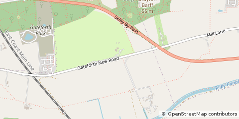 Map of Selby, North Yorkshire