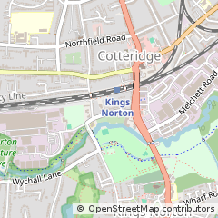 Map of Birmingham, West Midlands
