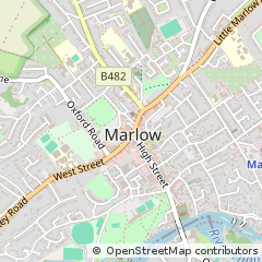 Map of Marlow, Buckinghamshire