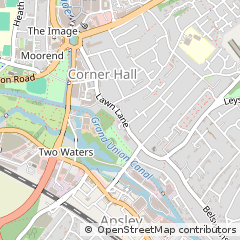 Map of Hemel Hempstead, Hertfordshire