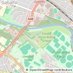 Map of Cardiff