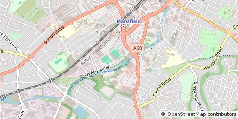 Map of Mansfield