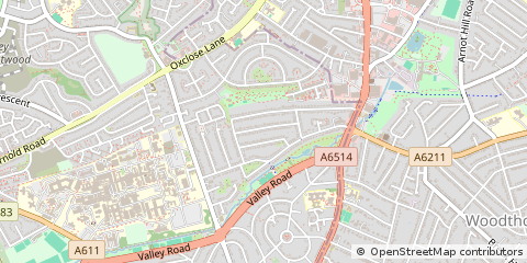 Map of Nottingham