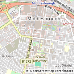 Map of Middlesbrough