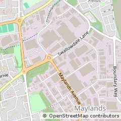 Map of Hemel Hempstead, Hertfordshire
