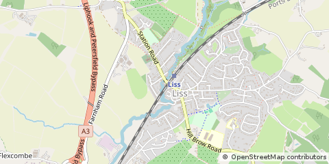 Map of Liss, Hampshire
