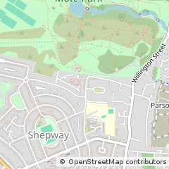 Map of Maidstone, Kent