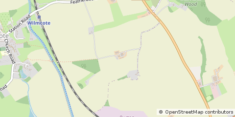 Map of Stratford Upon Avon, Warwickshire