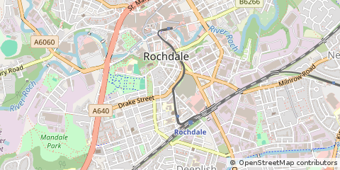 Map of Rochdale