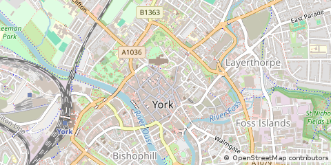 Map of York