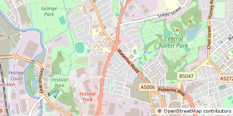 Map of Stoke-on-Trent