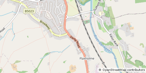 Map of Belper