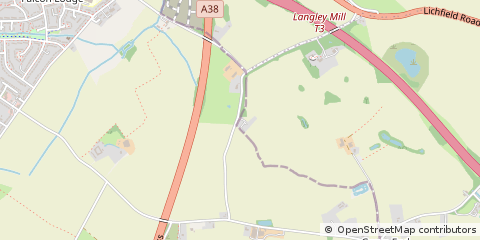 Map of Sutton Coldfield, West Midlands