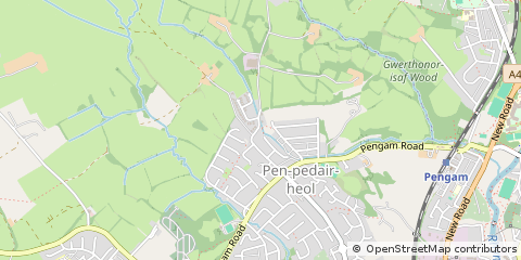 Map of Hengoed