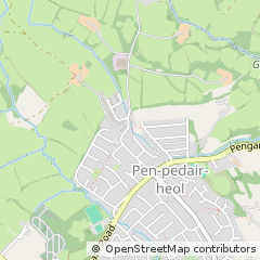 Map of Hengoed