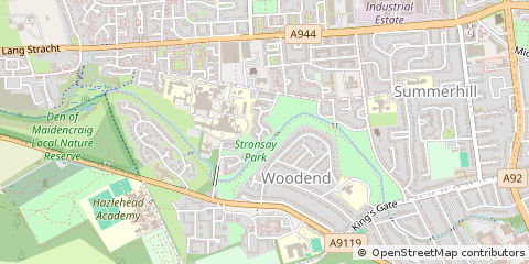 Map of Aberdeen