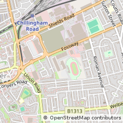 Map of Newcastle Upon Tyne
