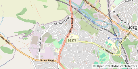 Map of Stoke-on-Trent
