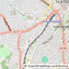 Map of Scarborough, North Yorkshire