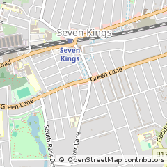 Map of Ilford, Essex