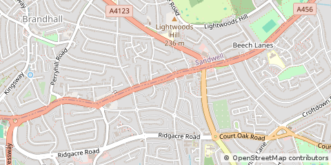 Map of Birmingham