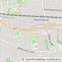 Map of Portchester, Hampshire