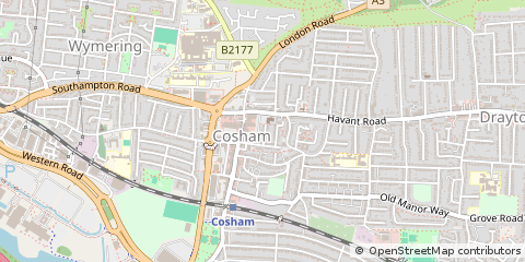 Map of Portsmouth, Hants