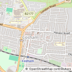 Map of Portsmouth, Hants